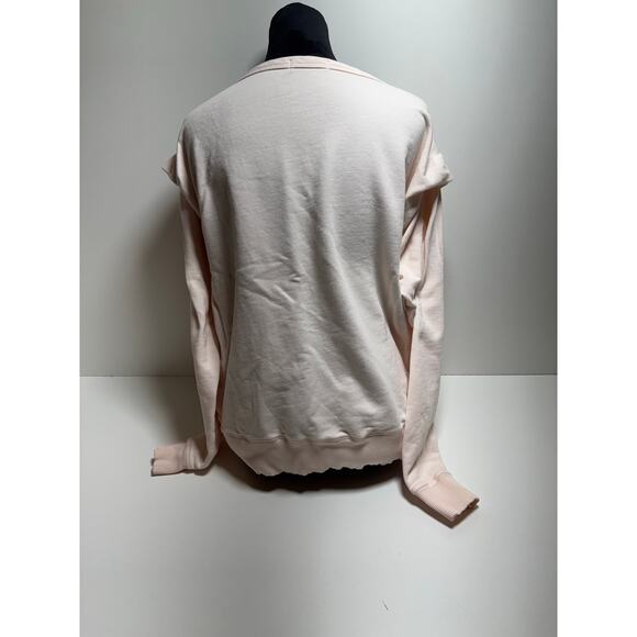 Mododoc Sweatshirt Women’s Sz Large Long Sleeve Pullover Ivory - Picture 3 of 9